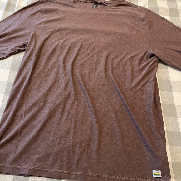 Vuori Long-Sleeve Strato Tech Tee - Hazel Heather - Men's Large - Picture 2 of 2